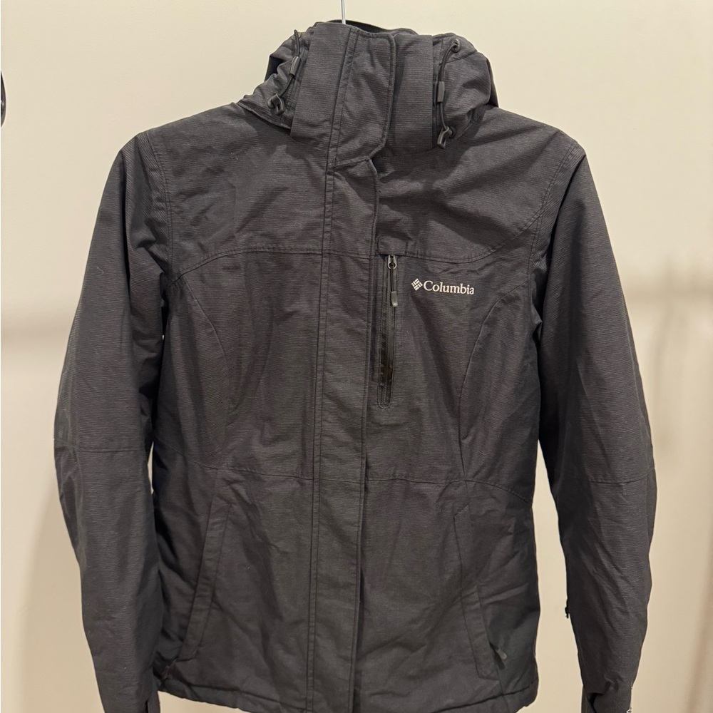 Columbia Gray Hooded Jacket